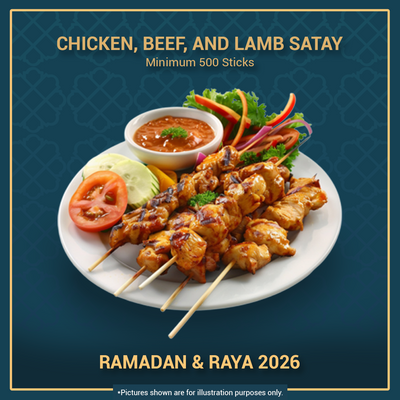Satays 500 Sticks (Pre-Cooked)