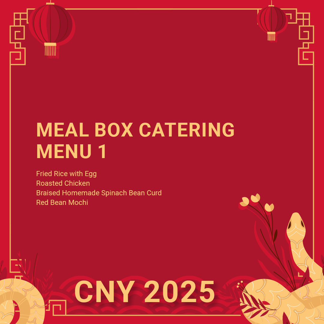 Meal Box Catering Menu 1 (1 Person)